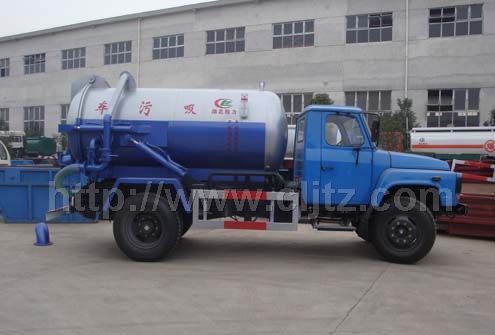 東風(fēng)尖頭真空吸污車