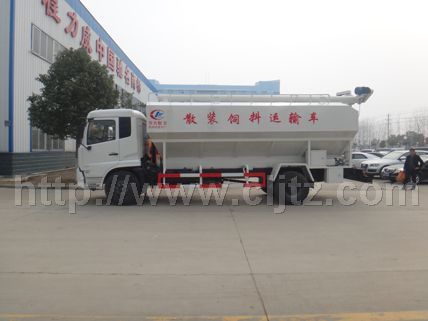 天錦12立方散裝飼料運(yùn)輸車