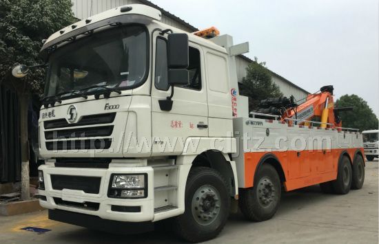 陜汽德龍前四后八拖吊連體清障車